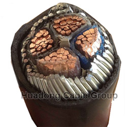 Sector 25 mm armoured cable 4 core cable size